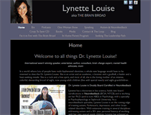 Tablet Screenshot of lynettelouise.com